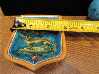 2 RARE ANTIQUE ULYSSES BLOIS E BALON CERAMIC COLLECTIBLES